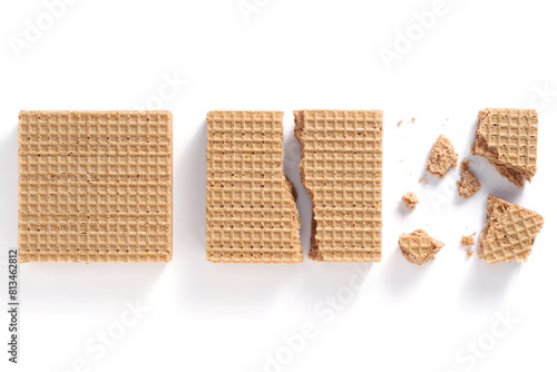 Wafers whole and broken photo