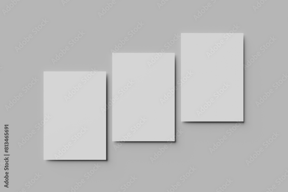 Realistic blank A4 flyer brochure for mockup. Realistic blank A4 flyer brochure for mockup.