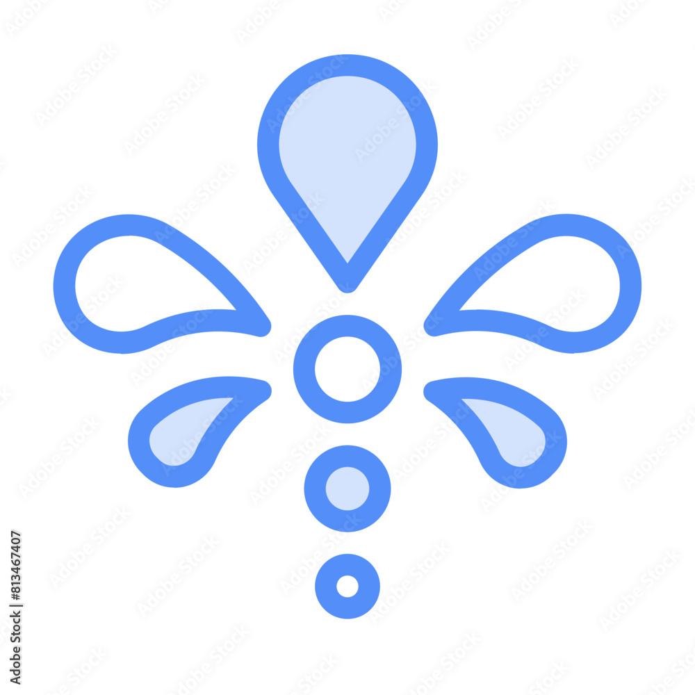 Paint Icon With Lineal Color Style Paint Icon With Lineal Color Style