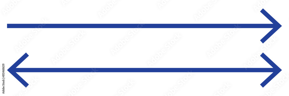 Fototapeta premium long arrow icon color