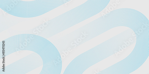 Abstract white background with blue lines. Minimal lines. Geometric linear pattern. Modern design for brochure, company, cover, banner, poster, website, flyer.  photo