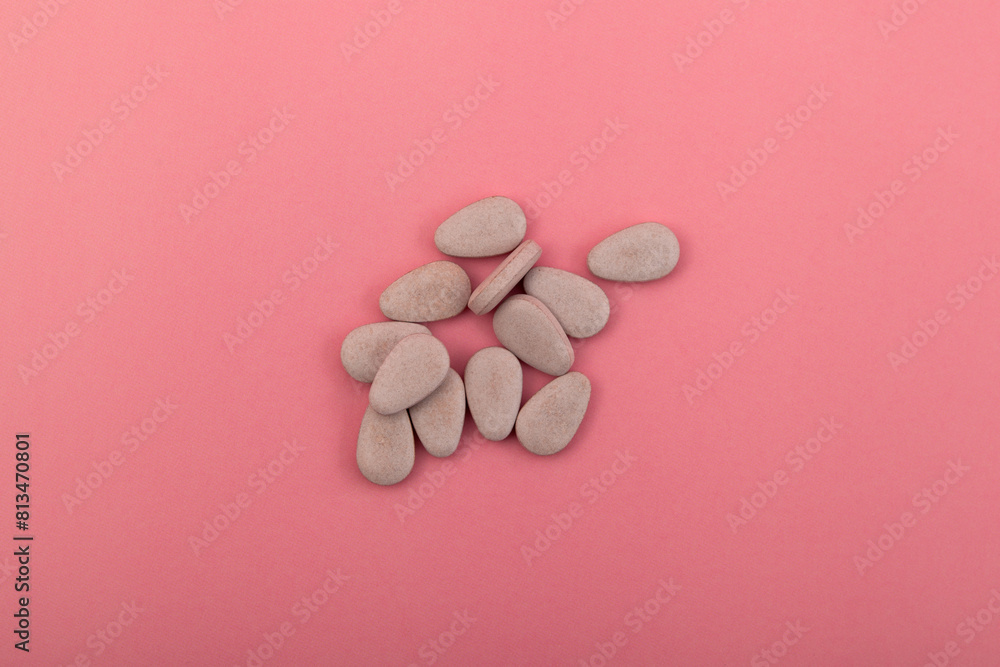 Pills of Multivitamins for women's health, close-up. Healthy supplements. Vitamins B, C, D, tablets, probiotics, iron. Alternative medicine concept Pills of Multivitamins for women's health, close-up. Healthy supplements. Vitamins B, C, D, tablets, probiotics, iron. Alternative medicine concept