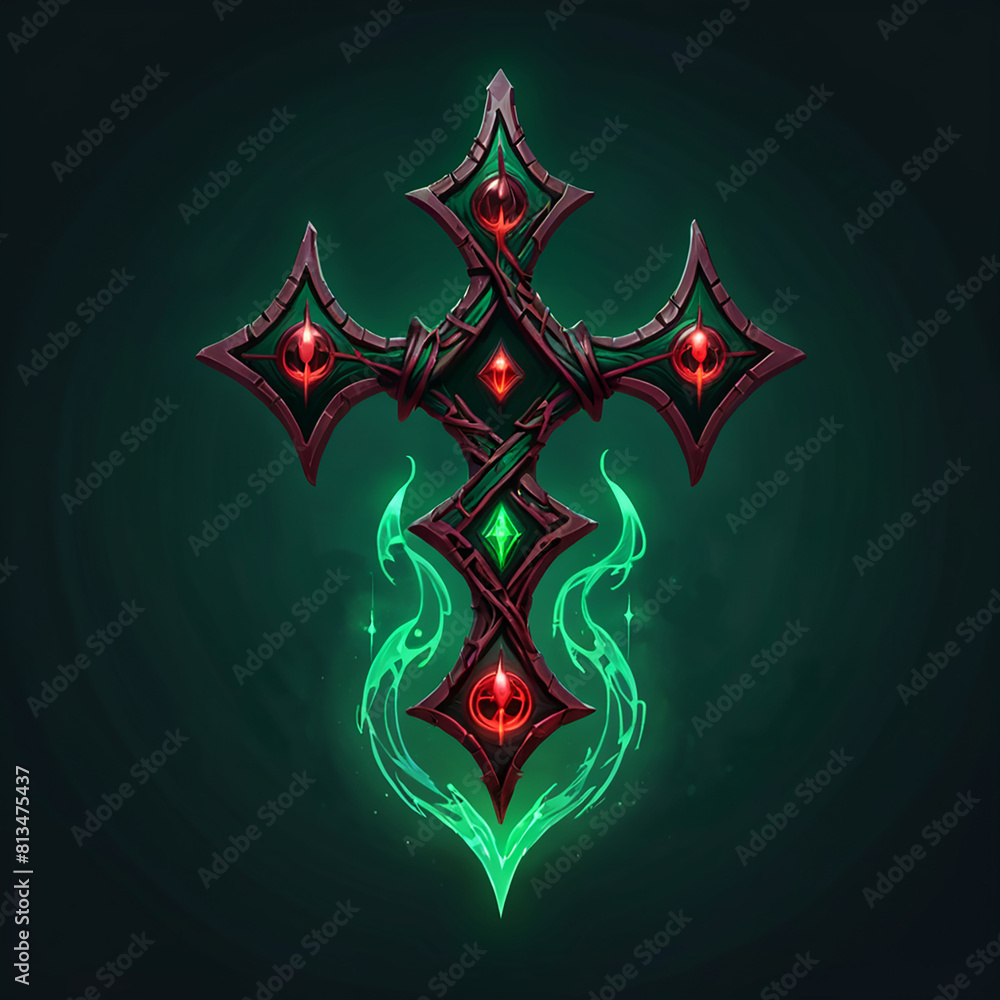 Fototapeta premium abstract star cross background