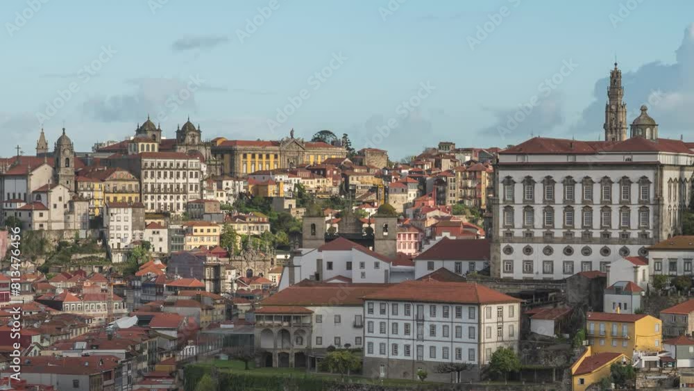 Porto Portugal time lapse at Ribeira old town Porto Portugal time lapse at Ribeira old town