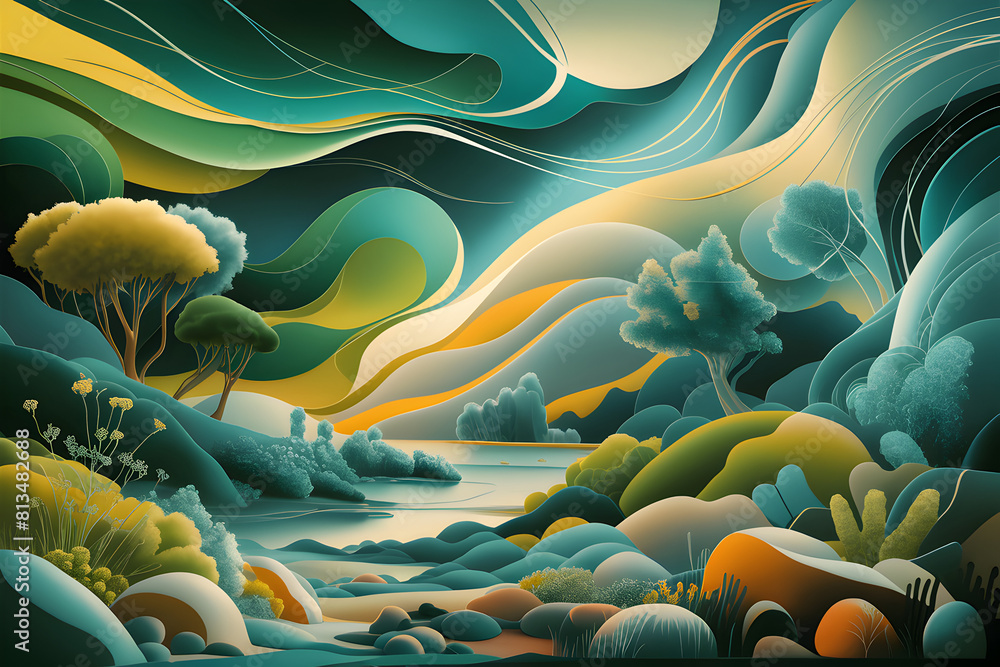 Fototapeta premium Abstract background