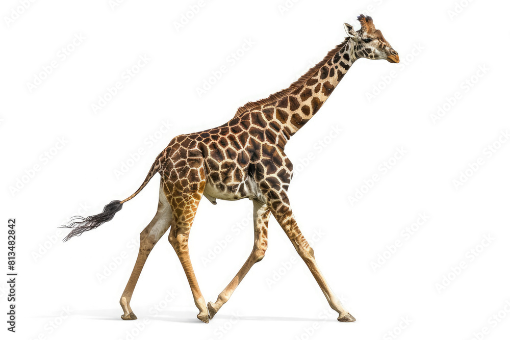 Obraz premium giraffe isolated on white