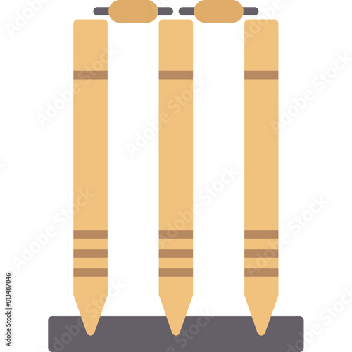 Cricket Stumps Icon