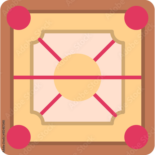 Carom Board Icon