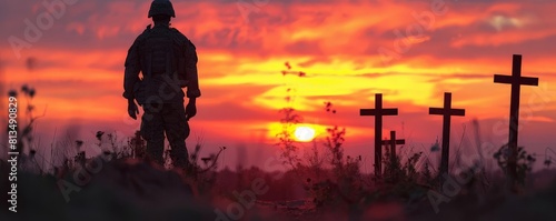 Write a blog post discussing the global impact of war and the importance of remembering fallen soldiers photo