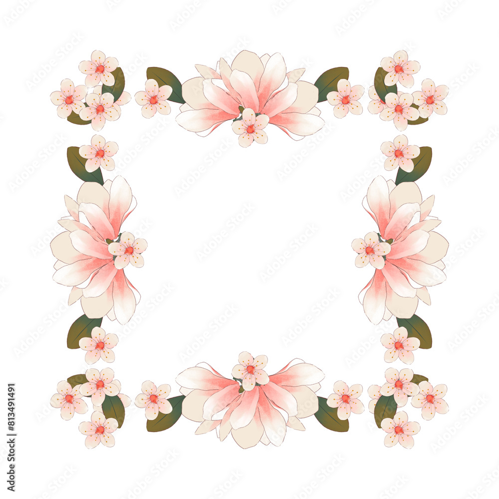 beautiful flower shaped frame beautiful flower shaped frame