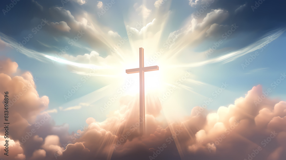 The cross shines in the sky The cross shines in the sky