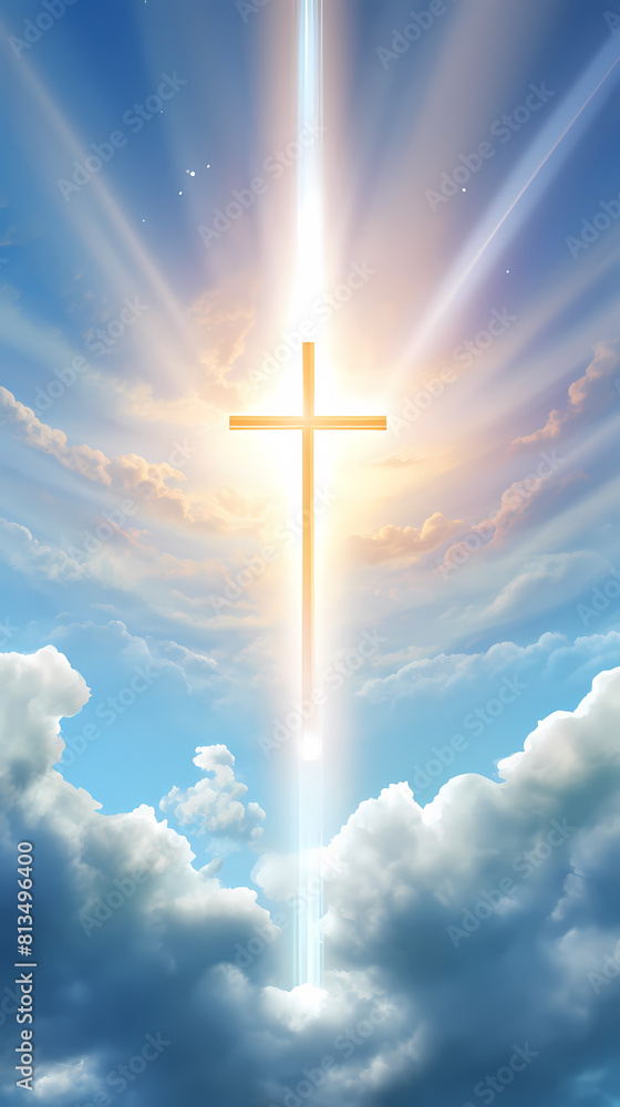 The cross shines in the sky The cross shines in the sky