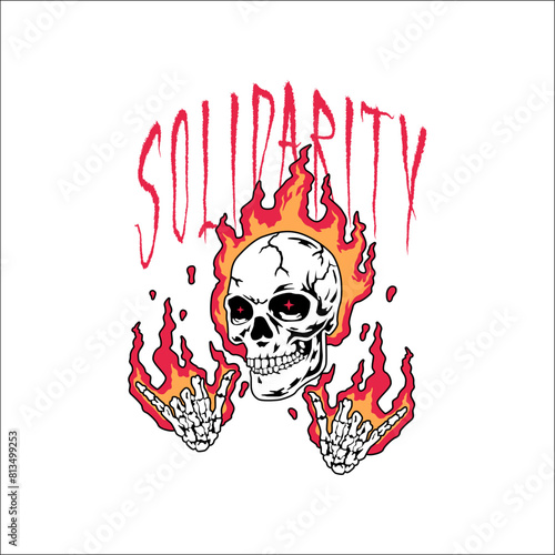 Graphic Tees and Streetwear with Skull Art Urban Fashion with Personality