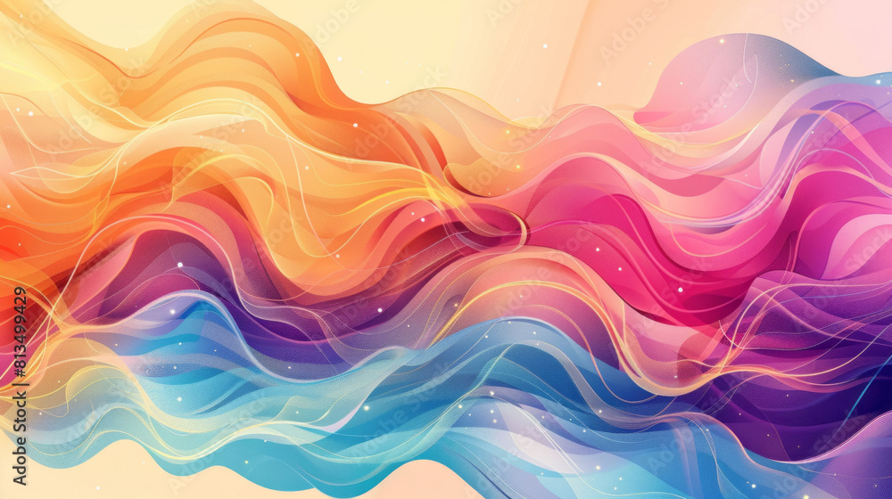 multicolored fog wave background multicolored fog wave background