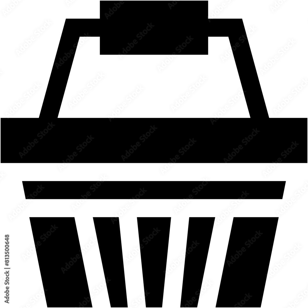 Vector Icon basket, shopping basket, cart, supermarket, shopping center Vector Icon basket, shopping basket, cart, supermarket, shopping center