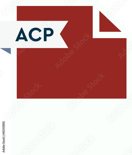 ACP File format icon  roe color fill