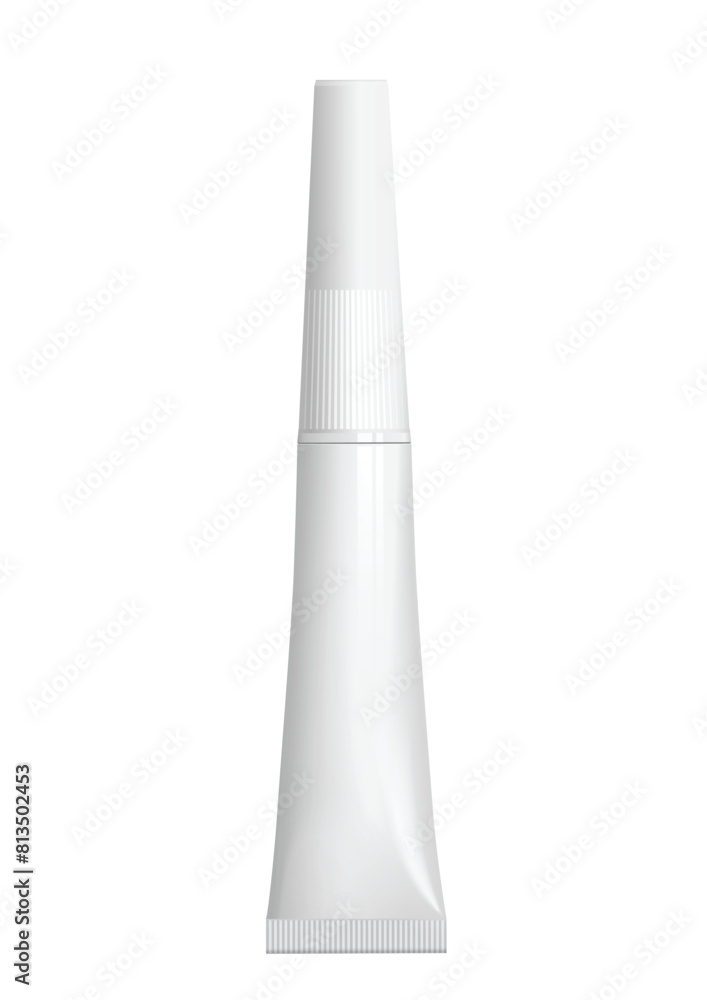Cool Realistic white bottle . For cosmetics, ointments,, glue Separate elements vector illustration Cool Realistic white bottle . For cosmetics, ointments,, glue Separate elements vector illustration