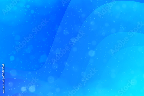 abstract blue background with bubbles, copy space