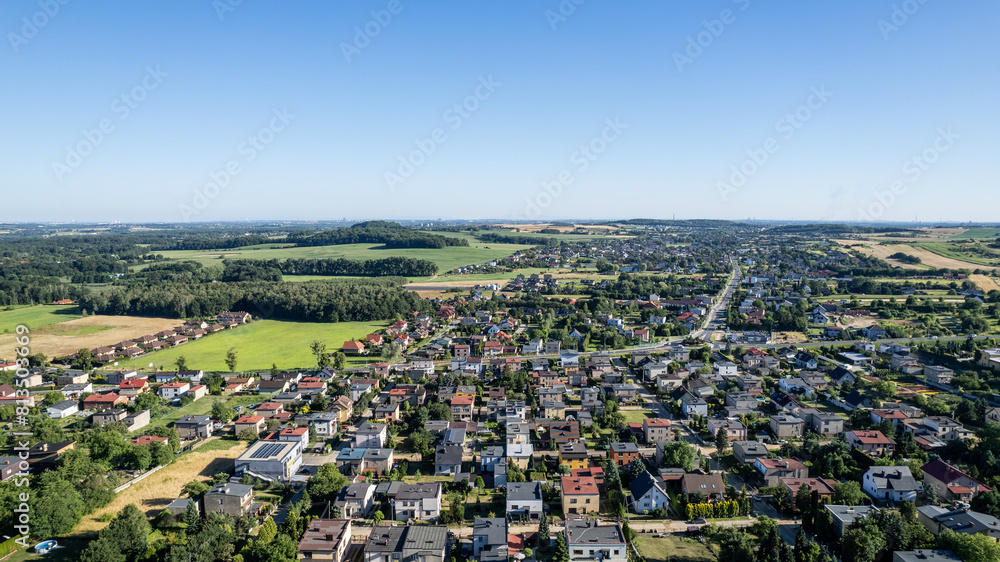 Tarnowskie góry - słoneczna Panorama - jezioro świerklaniec / chechło nakło - śląk