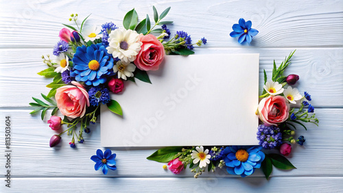 Wallpaper Mural flower greeting card Designed to bring happiness and gifts on special and important days. Torontodigital.ca