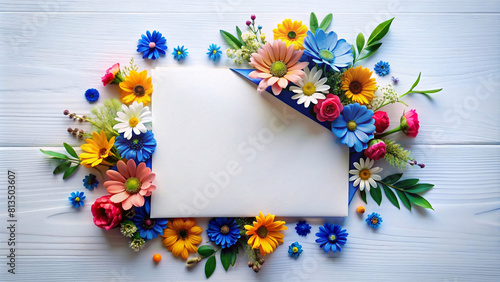 Wallpaper Mural flower greeting card Designed to bring happiness and gifts on special and important days. Torontodigital.ca