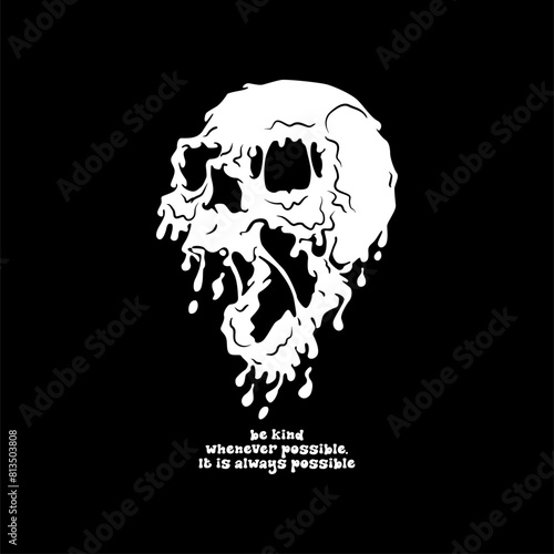 Graphic Tees and Streetwear with Skull Art Urban Fashion with Personality