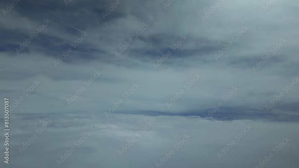 Hyperlapse POV flying between layers of clouds. Immersive pilot perspective. 4K Hyperlapse POV flying between layers of clouds. Immersive pilot perspective. 4K