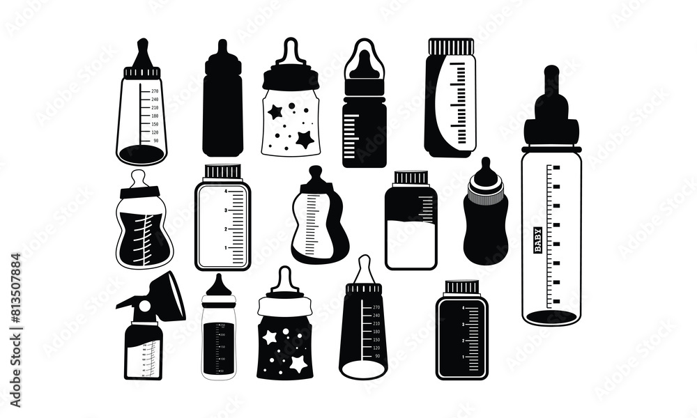Baby feeding bottle Vector bundle, Baby Penguin Clipart, Silhouette, Vector, icons, illustration, design. Baby feeding bottle Vector bundle, Baby Penguin Clipart, Silhouette, Vector, icons, illustration, design.