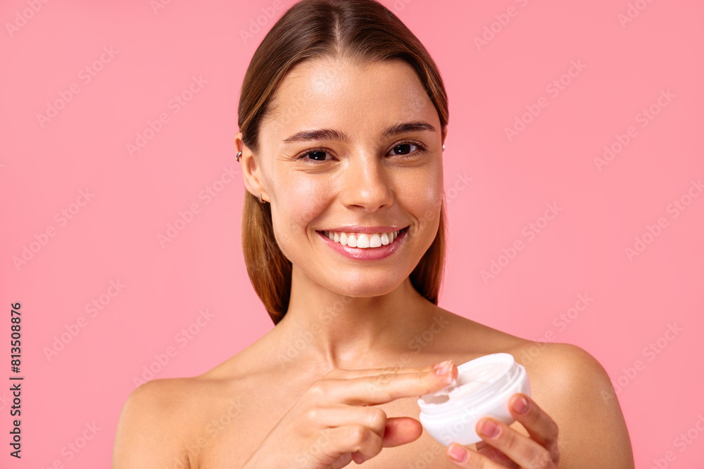 Cosmetology, beauty and spa treatment. Woman in lingerie on pink background. Cosmetology, beauty and spa treatment. Woman in lingerie on pink background.