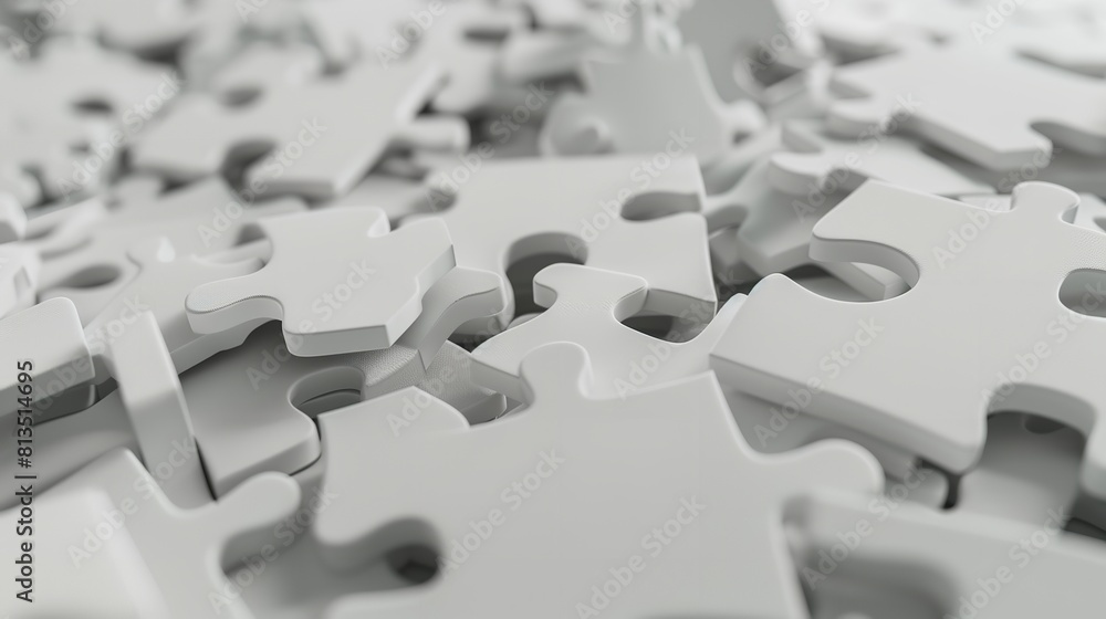 White Puzzle Pieces Cut Out 8K: Realistic Lighting
White Puzzle Pieces Cut Out 8K: Realistic Lighting