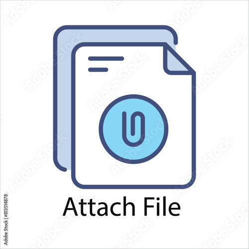 Attach File  Vector icon