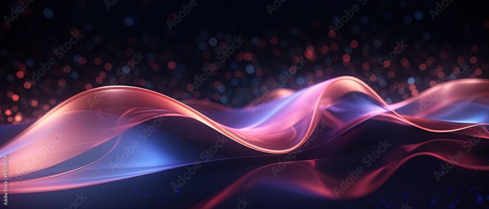 Trendy color glowing effect wave abstract background, wave technology futuristic minimal tech lines background Trendy color glowing effect wave abstract background, wave technology futuristic minimal tech lines background