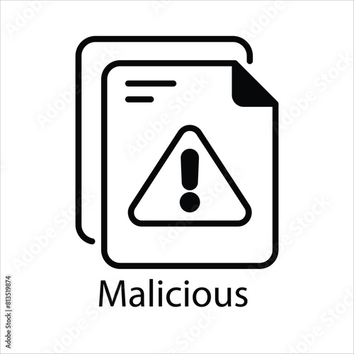Malicious  Vector icon