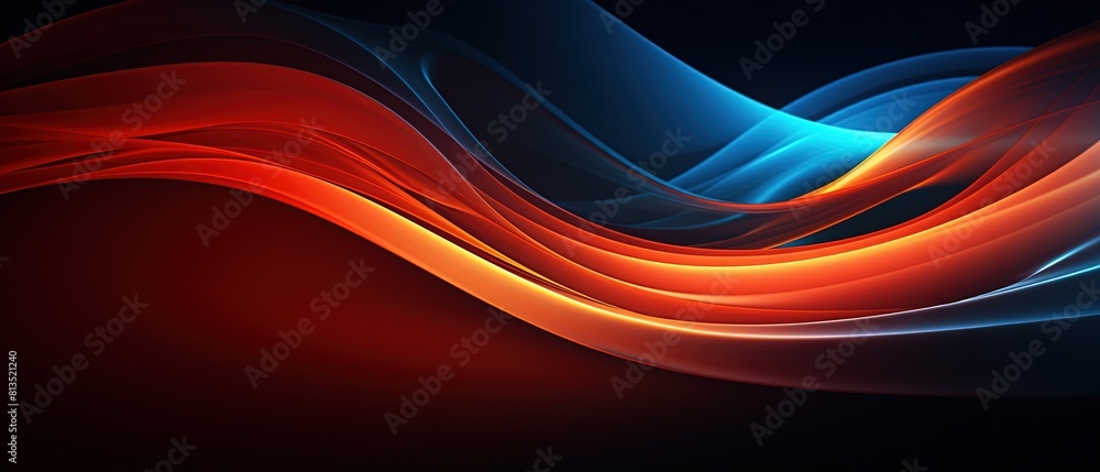 Modern curvy neon tech lines abstract background, glowing moving high-speed wave lines, and blur effect background Modern curvy neon tech lines abstract background, glowing moving high-speed wave lines, and blur effect background