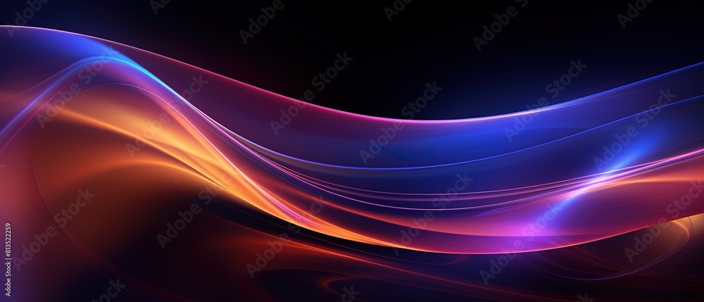 Tech glowing effect abstract background, wave technology futuristic minimal tech lines background Tech glowing effect abstract background, wave technology futuristic minimal tech lines background