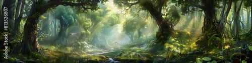 forest background landscape photo
