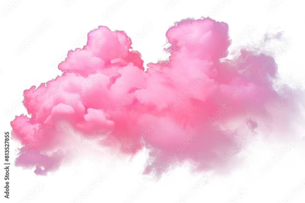 cloud of pink isolated on transparent background cloud of pink isolated on transparent background