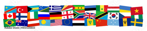 Background flags of the world