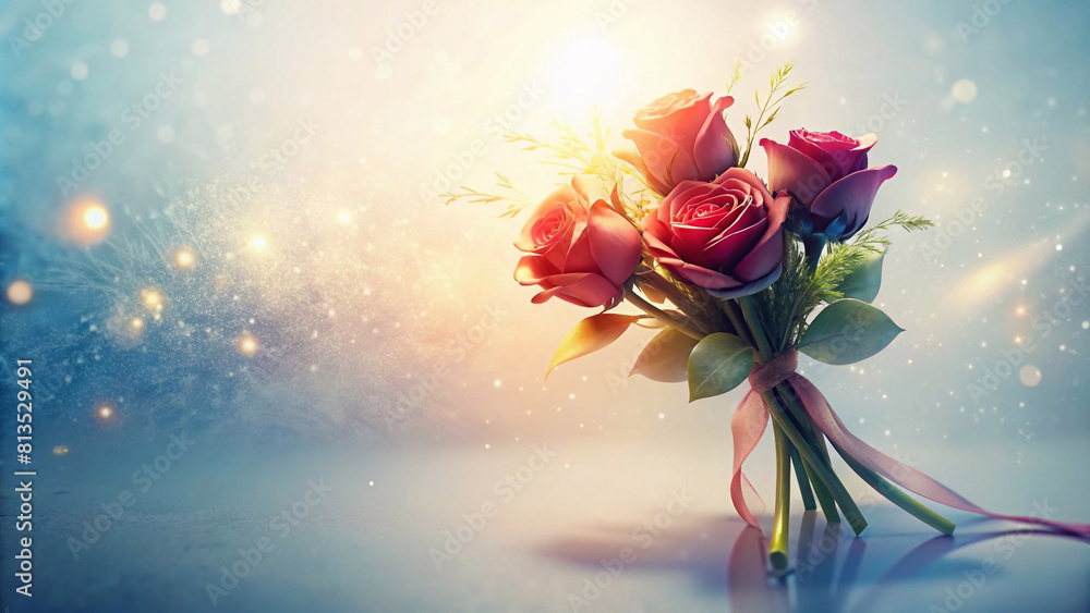 Obraz premium rose flower greeting card Designed to bring happiness and gifts on special and important days.