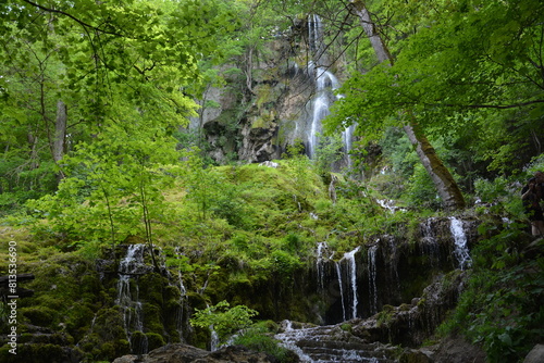 Photographs in the nature of Germany. The Urach Waterfalls are located in the town of Bad Urach. photo