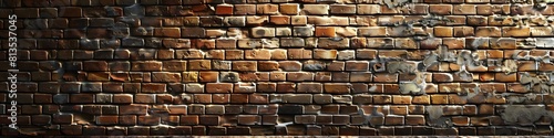 old brick wall concept illustration