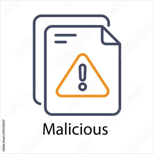 Malicious  Vector icon