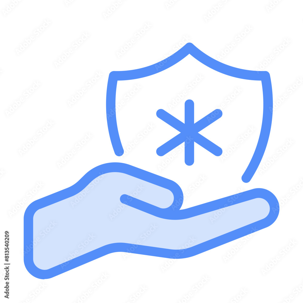 Safety Icon With Lineal Color Style Safety Icon With Lineal Color Style