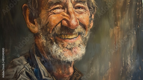 Portrait concept of a smiling man