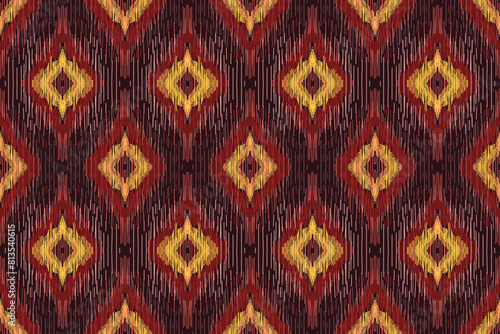 Seamless pattern motif design. embroidered concentric texture allover print block for printing fabric.seamless ornament. Colored lines on background. Handmade ethnic,tribal motifs.Vector illustration.