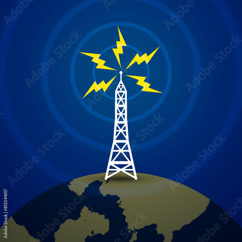 radio tower symbol
