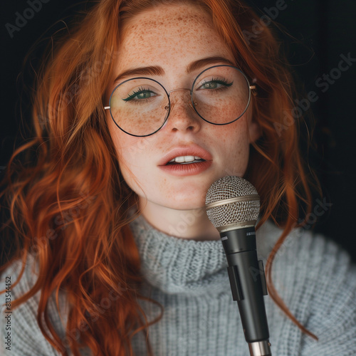 Singing woman