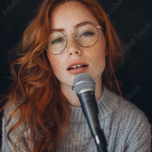 Singing woman