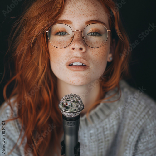 Singing woman