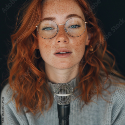 Singing woman